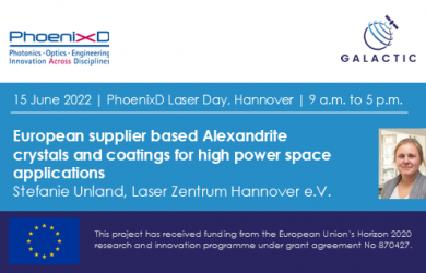 Poster presentation at PhoenixD Laser Day conference in Hannover